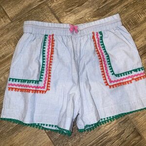Mini Boden girls embellished shorts 14
